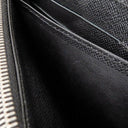 ルイヴィトン LOUIS VUITTON ポルトフォイユ ルイーズ M60767 ブラック エピレザー 長財布 シルバー金具 黒