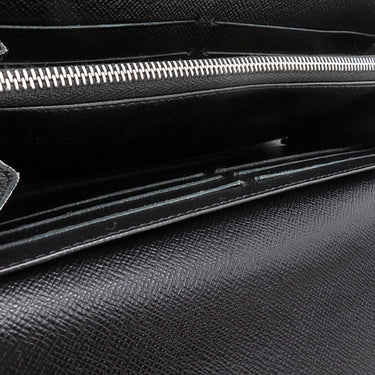 ルイヴィトン LOUIS VUITTON ポルトフォイユ ルイーズ M60767 ブラック エピレザー 長財布 シルバー金具 黒