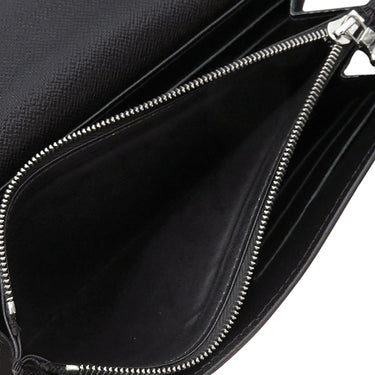 ルイヴィトン LOUIS VUITTON ポルトフォイユ ルイーズ M60767 ブラック エピレザー 長財布 シルバー金具 黒