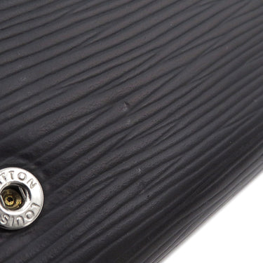 ルイヴィトン LOUIS VUITTON ポルトフォイユ ルイーズ M60767 ブラック エピレザー 長財布 シルバー金具 黒