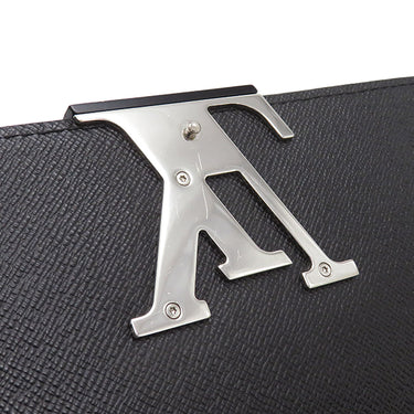 ルイヴィトン LOUIS VUITTON ポルトフォイユ ルイーズ M60767 ブラック エピレザー 長財布 シルバー金具 黒