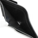 サンローラン SAINT LAURENT アップタウン コンパクトウォレット 582296 ブラック レザー 二つ折り財布 ゴールド金具 黒
