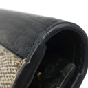 グッチ GUCCI ダブルG カードケース ウォレット ‎456126 ブラック レザー 二つ折り財布 ゴールド金具 黒 GGスプリーム