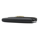 グッチ GUCCI インターロッキングG 二つ折り ウォレット 615525 ブラック レザー 二つ折り財布 ゴールド金具 黒 コンパクトウォレット アウトレット品