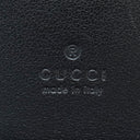 グッチ GUCCI GG マーモント ミニジップ ウォレット 813370 ブラック レザー 二つ折り財布 ゴールド金具 黒 コンパクト ラウンドジップ