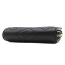 グッチ GUCCI GG マーモント ミニジップ ウォレット 813370 ブラック レザー 二つ折り財布 ゴールド金具 黒 コンパクト ラウンドジップ