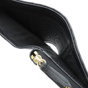グッチ GUCCI GG マーモント ミニジップ ウォレット 813370 ブラック レザー 二つ折り財布 ゴールド金具 黒 コンパクト ラウンドジップ