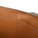 フェンディ FENDI ロゴ ローママイクロ 8M0395 ブラウン レザー 三つ折り財布 ゴールド金具 ミニ財布 茶