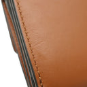 フェンディ FENDI ロゴ ローママイクロ 8M0395 ブラウン レザー 三つ折り財布 ゴールド金具 ミニ財布 茶