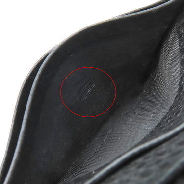 グッチ GUCCI GG プチマーモント コンパクト ジップ ウォレット 523193 ブラック レザー 二つ折り財布 ゴールド金具 黒 コンパクトウォレット