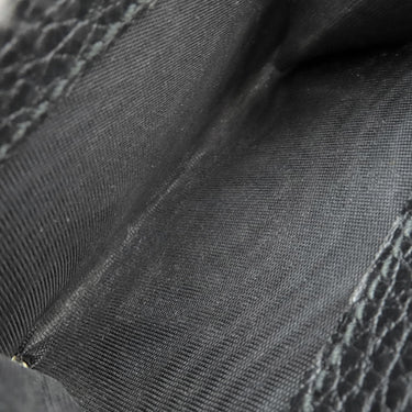 グッチ GUCCI GG プチマーモント コンパクト ジップ ウォレット 523193 ブラック レザー 二つ折り財布 ゴールド金具 黒 コンパクトウォレット