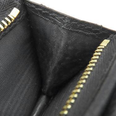 グッチ GUCCI ダブルＧ カードケース ウォレット 456126 ブラック レザー 二つ折り財布 ゴールド金具 プチマーモント コンパクト