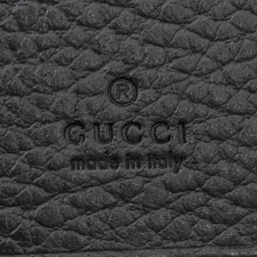 グッチ GUCCI ダブルＧ カードケース ウォレット 456126 ブラック レザー 二つ折り財布 ゴールド金具 プチマーモント コンパクト