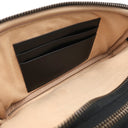 グッチ GUCCI GGマーモント チェーンショルダー 546581 ブラック レザー ショルダーバッグ ゴールド金具 黒 シェブロン キルティング