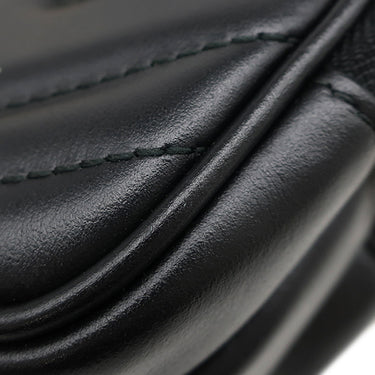 グッチ GUCCI GGマーモント チェーンショルダー 546581 ブラック レザー ショルダーバッグ ゴールド金具 黒 シェブロン キルティング