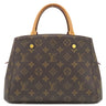 ルイヴィトン LOUIS VUITTON モンテーニュBB M41055 モノグラム モノグラムキャンバス 2WAYバッグ ゴールド金具 茶 ハンドバッグ ショルダーバッグ 鍵・パドロック欠品