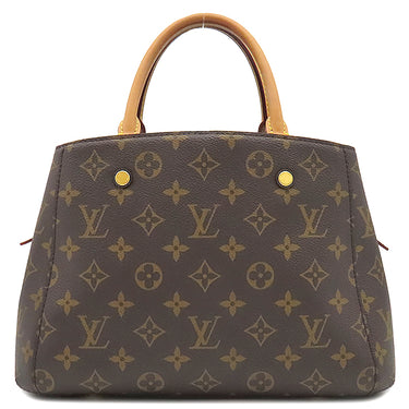 ルイヴィトン LOUIS VUITTON モンテーニュBB M41055 モノグラム モノグラムキャンバス 2WAYバッグ ゴールド金具 茶 ハンドバッグ ショルダーバッグ 鍵・パドロック欠品