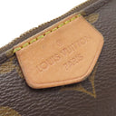 ルイヴィトン LOUIS VUITTON ミュルティ ポシェット アクセソワール M44840 ローズクレール モノグラムキャンバス ショルダーバッグ ゴールド金具 茶