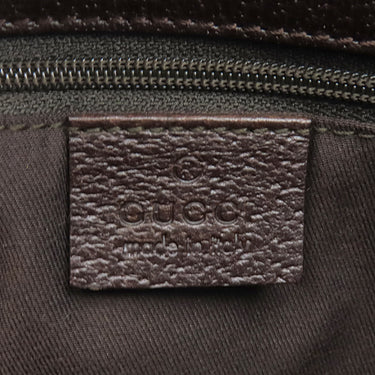 グッチ GUCCI GG ショルダーバッグ 120841 ブラウン GGキャンバス レザー ショルダーバッグ シルバー金具 茶 斜め掛け