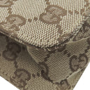 グッチ GUCCI GG ショルダーバッグ 120841 ブラウン GGキャンバス レザー ショルダーバッグ シルバー金具 茶 斜め掛け