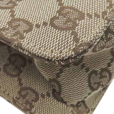 グッチ GUCCI GG ショルダーバッグ 120841 ブラウン GGキャンバス レザー ショルダーバッグ シルバー金具 茶 斜め掛け