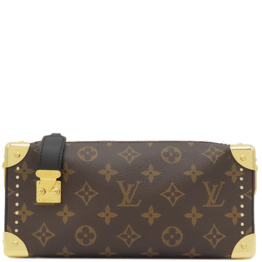 ルイヴィトン LOUIS VUITTON スリム トランク M13147 モノグラムリバース モノグラムキャンバス モノグラムリバースキャンバス 2WAYバッグ ゴールド金具 茶 チェーンショルダー ハンドバッグ