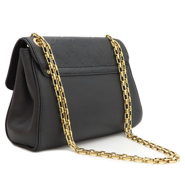 ルイヴィトン LOUIS VUITTON サンジェルマン PM M48931 ノワール モノグラムアンプラント ショルダーバッグ ゴールド金具 黒