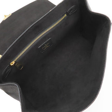 ルイヴィトン LOUIS VUITTON サンジェルマン PM M48931 ノワール モノグラムアンプラント ショルダーバッグ ゴールド金具 黒