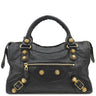 バレンシアガ BALENCIAGA ジャイアント シティ 173084 ブラック レザー 2WAYバッグ ゴールド金具 ハンドバッグ ショルダー 肩掛け ミラー付き
