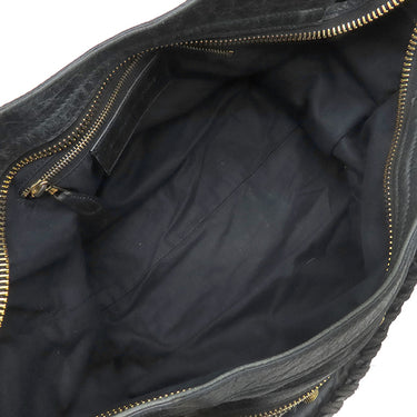 バレンシアガ BALENCIAGA ジャイアント シティ 173084 ブラック レザー 2WAYバッグ ゴールド金具 ハンドバッグ ショルダー 肩掛け ミラー付き