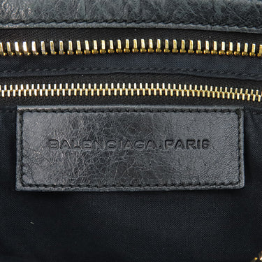 バレンシアガ BALENCIAGA ジャイアント シティ 173084 ブラック レザー 2WAYバッグ ゴールド金具 ハンドバッグ ショルダー 肩掛け ミラー付き