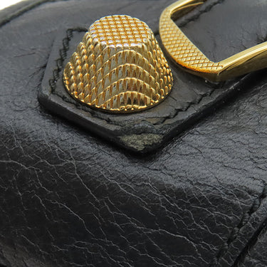 バレンシアガ BALENCIAGA ジャイアント シティ 173084 ブラック レザー 2WAYバッグ ゴールド金具 ハンドバッグ ショルダー 肩掛け ミラー付き