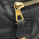 バレンシアガ BALENCIAGA ジャイアント シティ 173084 ブラック レザー 2WAYバッグ ゴールド金具 ハンドバッグ ショルダー 肩掛け ミラー付き