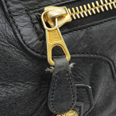 バレンシアガ BALENCIAGA ジャイアント シティ 173084 ブラック レザー 2WAYバッグ ゴールド金具 ハンドバッグ ショルダー 肩掛け ミラー付き