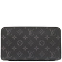 ルイヴィトン LOUIS VUITTON ジッピーXL M61698 モノグラムエクリプス モノグラムキャンバス モノグラムエクリプスキャンバス 長財布 シルバー金具 黒 ラウンドファスナー
