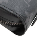 ルイヴィトン LOUIS VUITTON ジッピーXL M61698 モノグラムエクリプス モノグラムキャンバス モノグラムエクリプスキャンバス 長財布 シルバー金具 黒 ラウンドファスナー
