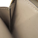 フェンディ FENDI FF ダイヤモンド 財布 グレー レザー 二つ折り財布 ゴールド金具 グレージュ コンパクトウォレット