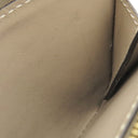 フェンディ FENDI FF ダイヤモンド 財布 グレー レザー 二つ折り財布 ゴールド金具 グレージュ コンパクトウォレット