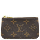 ルイヴィトン LOUIS VUITTON ポシェット クレ M62650 モノグラム モノグラムキャンバス コインケース ゴールド金具 茶 キーチェーン付き