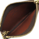ルイヴィトン LOUIS VUITTON ポシェット クレ M62650 モノグラム モノグラムキャンバス コインケース ゴールド金具 茶 キーチェーン付き