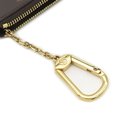 ルイヴィトン LOUIS VUITTON ポシェット クレ M62650 モノグラム モノグラムキャンバス コインケース ゴールド金具 茶 キーチェーン付き