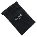 セリーヌ CELINE トリオンフ フラップ付き カードホルダー ブラック カーフ シャイニーカーフスキン カードケース ゴールド金具 黒 カード入れ 名刺入れ