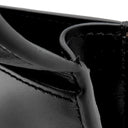 セリーヌ CELINE トリオンフ フラップ付き カードホルダー ブラック カーフ シャイニーカーフスキン カードケース ゴールド金具 黒 カード入れ 名刺入れ