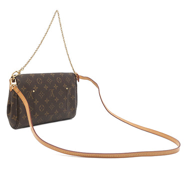 ルイヴィトン LOUIS VUITTON フェイボリット PM M40717 モノグラム モノグラムキャンバス 2WAYバッグ ゴールド金具 茶 ショルダーバッグ ハンドバッグ