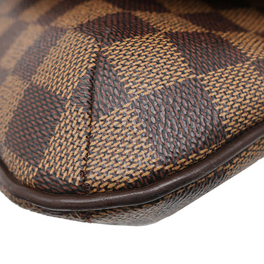 ルイヴィトン LOUIS VUITTON ミュゼット サルサ ロングストラップ N51300 ダミエエベヌ ダミエキャンバス ショルダーバッグ ゴールド金具 茶 肩掛け