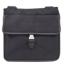 プラダ PRADA 三角ロゴ ショルダ― VA0269 NERO ナイロン レザー テスート サフィアーノ ショルダーバッグ シルバー金具 黒 斜め掛け