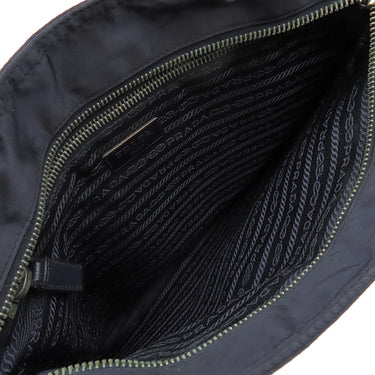 プラダ PRADA 三角ロゴ ショルダ― VA0269 NERO ナイロン レザー テスート サフィアーノ ショルダーバッグ シルバー金具 黒 斜め掛け