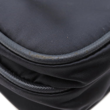 プラダ PRADA 三角ロゴ ショルダ― VA0269 NERO ナイロン レザー テスート サフィアーノ ショルダーバッグ シルバー金具 黒 斜め掛け