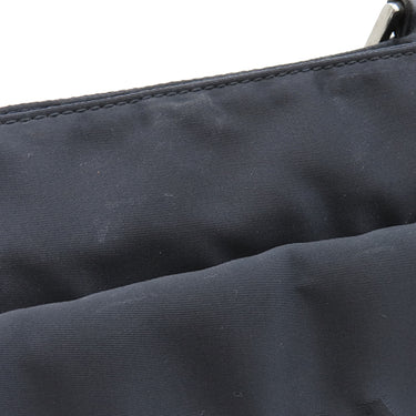 プラダ PRADA 三角ロゴ ショルダ― VA0269 NERO ナイロン レザー テスート サフィアーノ ショルダーバッグ シルバー金具 黒 斜め掛け