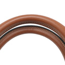 セリーヌ CELINE ミニ バーティカル カバ ホワイト レザー トリオンフキャンバス 2WAYバッグ ゴールド金具 白 トート ショルダー